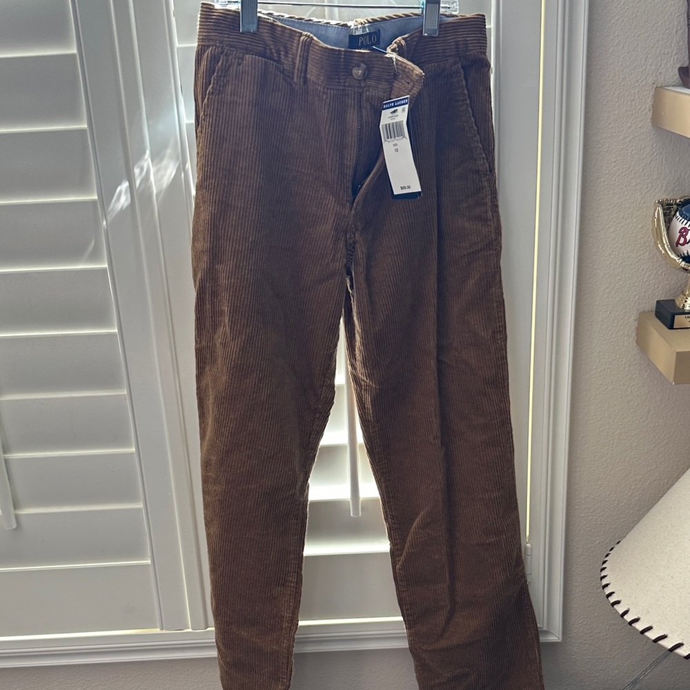 Polo by Ralph Lauren Brown Corduroy Kids Pants